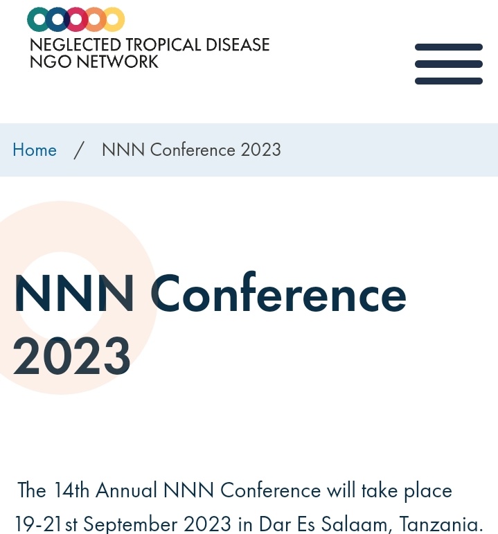 yangaza209's tweet image. Dear Team NTDs it's coming Home #Tanzania 🇹🇿 September 2023.
Don't plan to miss it.
The theme for the 2023 @NTD_NGOs Annual Conference is   "Reaching new frontiers - powering a new generation of leadership and cross-sectoral collaborations to end NTDs."
👇
ntd-ngonetwork.org/nnn-conference…