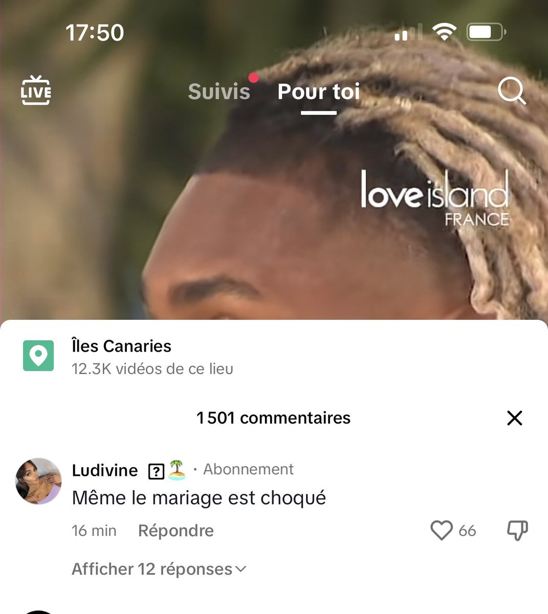 Lulu en roue libre… Notre go sa 🤣🤣🤣 #LoveIslandfr