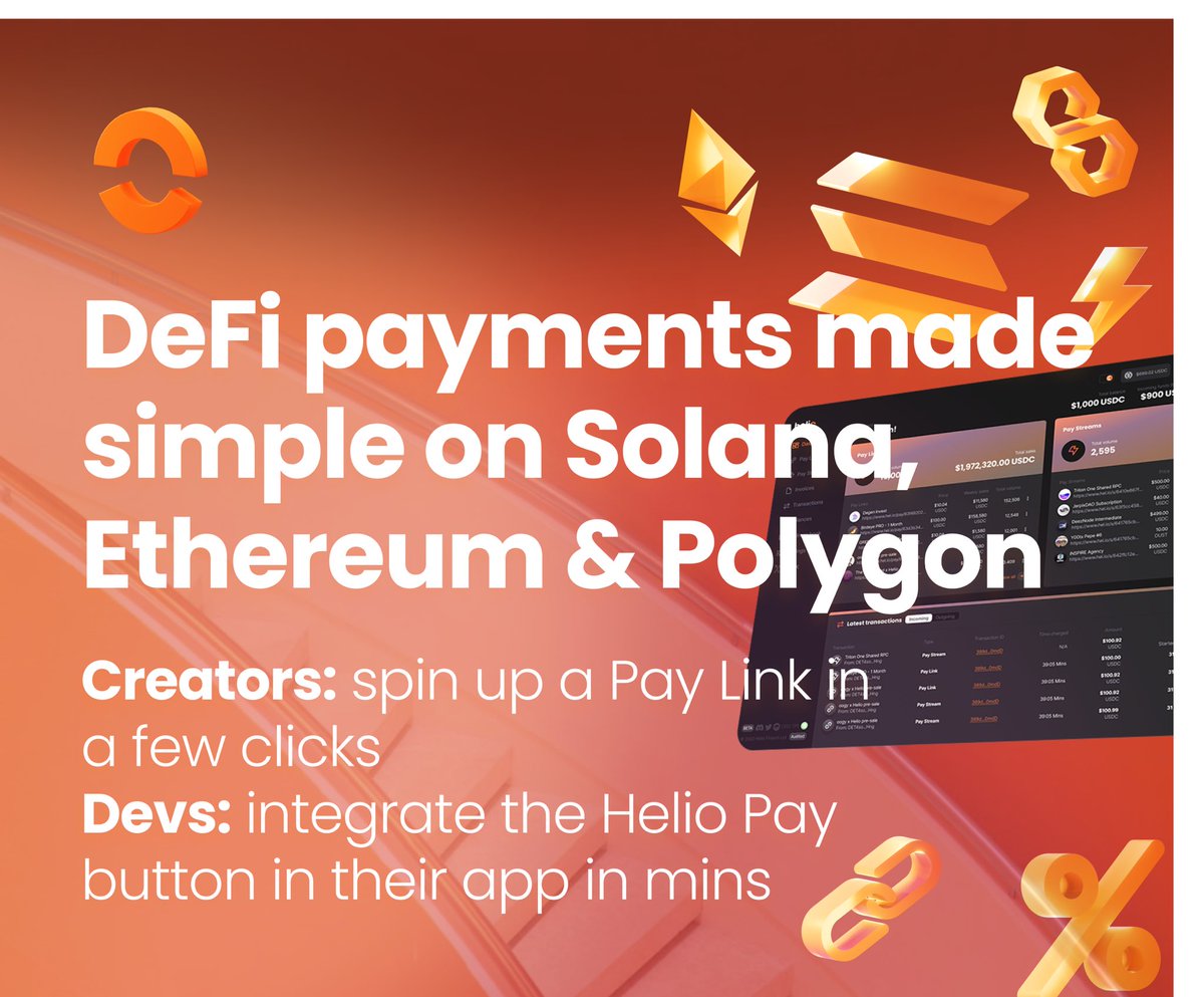 𝐃𝐞𝐅𝐢 𝐏𝐚𝐲𝐦𝐞𝐧𝐭𝐬 𝐌𝐚𝐝𝐞 𝐒𝐢𝐦𝐩𝐥𝐞!⚡️

Accessible, Efficient, Secure.🔒 

premint.xyz/helio-50