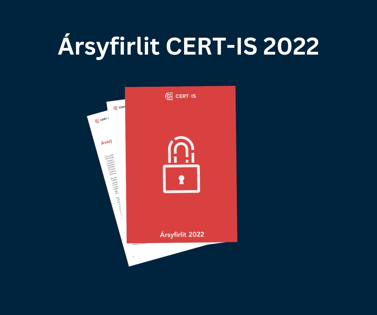 CERT-IS tweet media
