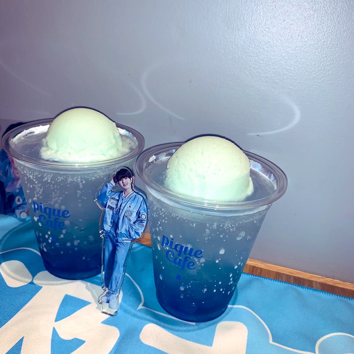 haakovis's tweet photo. ジェラピケカフェ☕️💙 https://t.co/5KsR1ititB