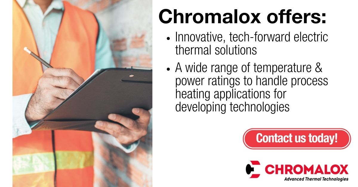 Are your customers seeking a new approach to their heating needs? We can help you deliver innovative, tech-forward electric thermal solutions. Let’s talk today to discover the benefits your clients need: chromalox.com/en/resources-a…