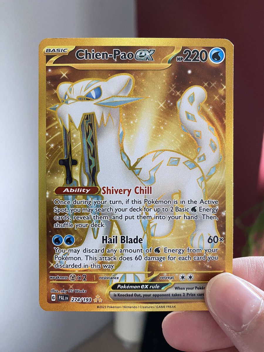 CHIEN-PAO EX GIVEAWAY!  - Retweet and like - Follow @PokeTCGiveaways  Winner drawn on 7th July!  #PokemonTCG #PokemonGiveaways