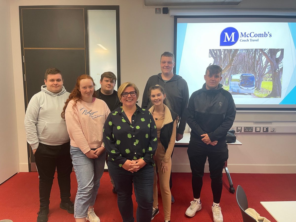 We welcomed the wonderful <a href="/mccomb_caroline/">Caroline Mccomb</a> of <a href="/officialmccombs/">McCombs Travel</a> to discuss all things #coach #tourism with our <a href="/UlsterBizSchool/">Ulster University Business School</a>  #international #tourism #management students.   Thank you Caroline for sharing so many fascinating insights