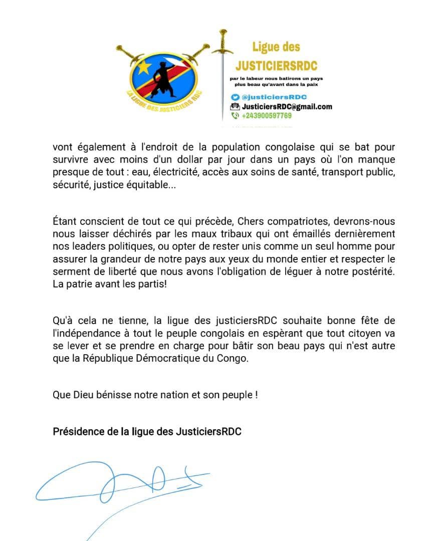 Bonne Fête d'Indépendance à  tout le peuple Congolais 🎉🙌🏾