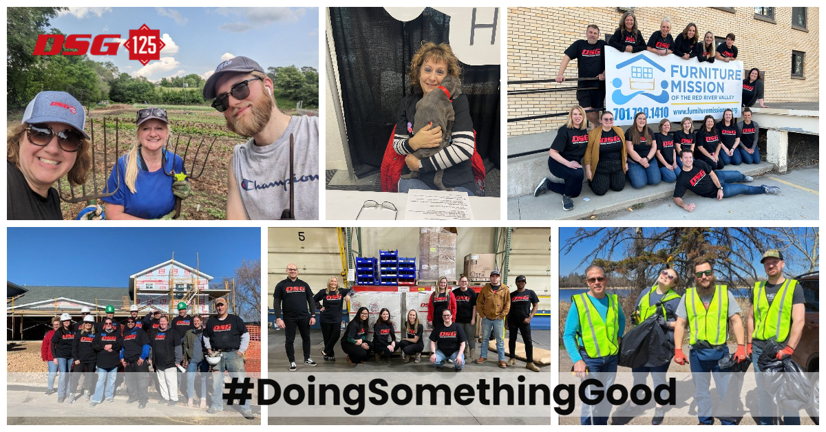 DakotaSupply's tweet photo. Each year, employee owners at #dsgsupply get 8 hours of paid volunteer time off! This allows our EOs to champion causes they are passionate about, whether they volunteer individually or as a group.
Check out how our EOs are using their time!
#125yearsyoung #DoingSomethingGood https://t.co/yaTlGgzmqy