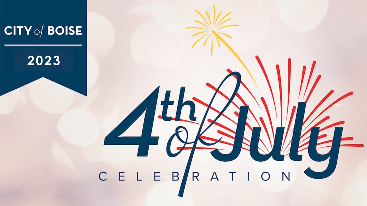 Join us for the annual Fourth of July Fireworks Celebration in Ann Morrison Park! Enjoy food and drinks from a variety of local vendors starting at 6 p.m. Splash in the interactive fountain, then enjoy a free professional fireworks show at 10:15 p.m. More: cityofboise.org/departments/pa…