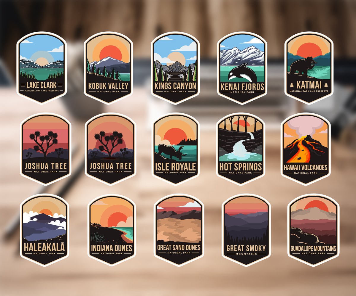 StickOnDesigns's tweet photo. Into National Parks? Introducing our National Park Badge Sticker Collection.
As a Sticker, Magnet, Or postcard.
Get yours at https://t.co/9irQu8tdtI 

#Laptop #Watbottle #Luggage #Locker #Parks #Passport Colors #NationalParks #Decal #Waterproof #Viny #Stickers #postcard #magnet https://t.co/j2GaanXvRt