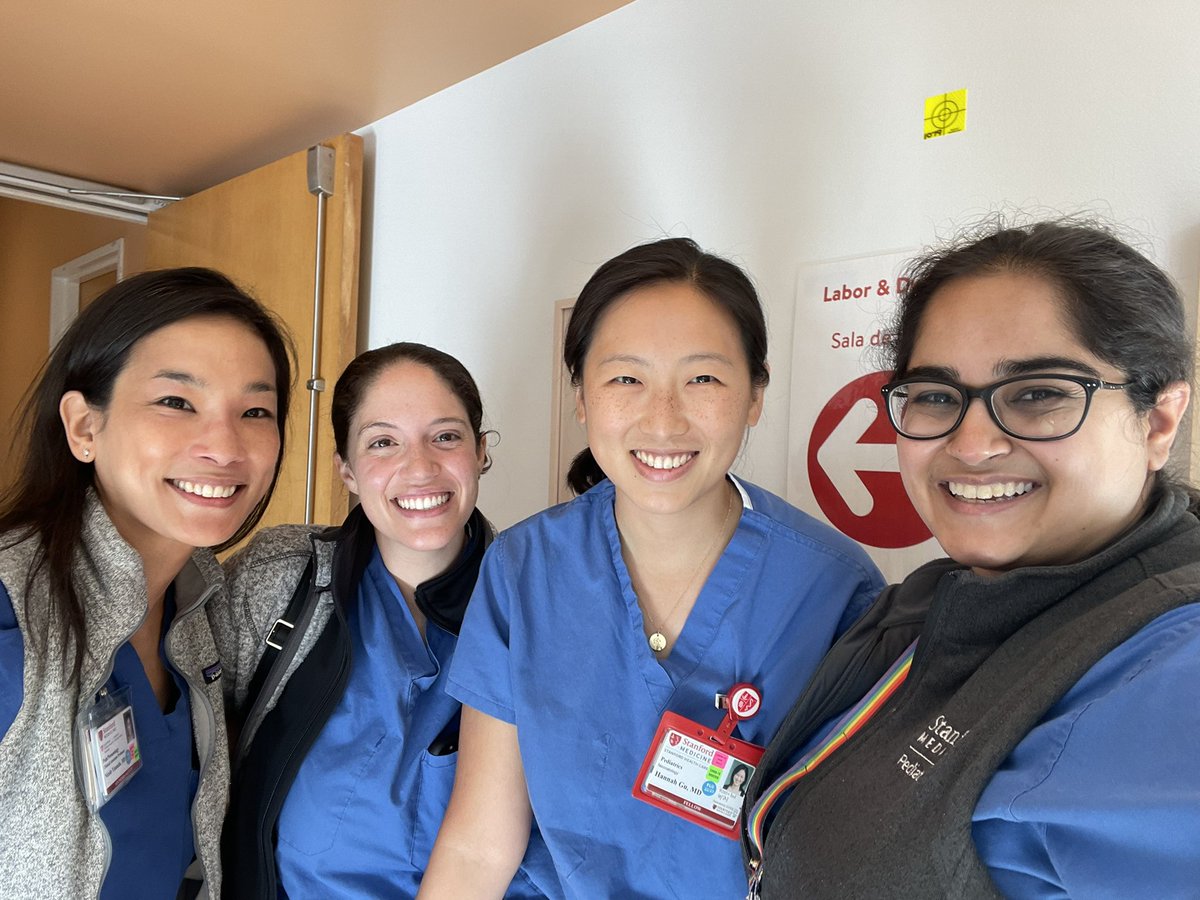 You know you ❤️ your colleagues when your post-call self would rather take selfies than go home! LOVEEEE getting to see @FaithMyersMD & @HannahGu15 at sign out with ⭐️ @WomenNeo @StanfordNeo Dr. Yamada! (Not pictured stellar overnight attending & #heforshe ally @jonathandreiss )
