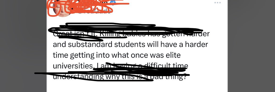 MammaT50's tweet photo. So do y’all see the negative subtext in this-“substandard students” -this guy has no idea what affirmative action really does-and he obviously has some implicit bias against certain groups. Talk about your privilege showing. And if you go to his page-he thinks he’s the smart one https://t.co/Br3zPWJ6Xp