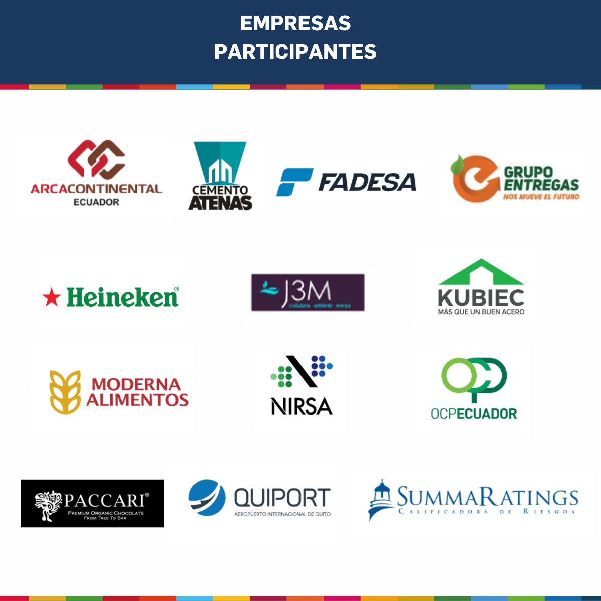 PactoGlobalEcua's tweet image. 📣 Los invitamos a conocer los resultados de la segunda ronda del #SDGAmbition, un programa acelerador que tiene como objetivo desafiar y apoyar a las empresas participantes de Pacto Global de Naciones Unidas para establecer objetivos corporativos ambiciosos y acelerar la…