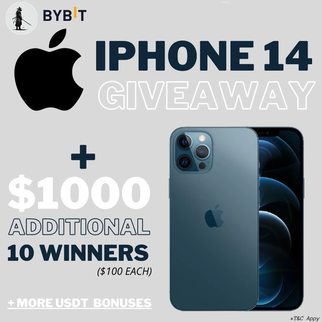 kenwgmi's tweet photo. 🏆 SOLID GIVEAWAY » EVERYONE WINS 🏆

Prizes;
📲 1x iPhone 14 (1 Winner🥇)
💰 $1000 USDT Prizes ($100 x 10 Winners)
💵 Every signee gets $160 bonuses

To Win;
☑️ Follow @SolidTradesz & @RickLFG
☑️ RT + ❤️ & Tag 2 friends

✨Join TG https://t.co/0n38ASuENB

⏰ 24H

#ad 

✅ Lifetime Private Telegram Access at https://t.co/CEYnRbnoyQ (sharing live trades and exclusive content)

👀 Already have a Bybit account that is not associated with another partner?
» Fill out the form, and you will be automatically transferred under mine.

👀 Already have a Bybit account associated with another partner?
» You can transfer the KYC for less than 10 minutes. Here's how: [Provide instructions here]

You can find the form here: 👉 https://t.co/WOQ2dL8niV