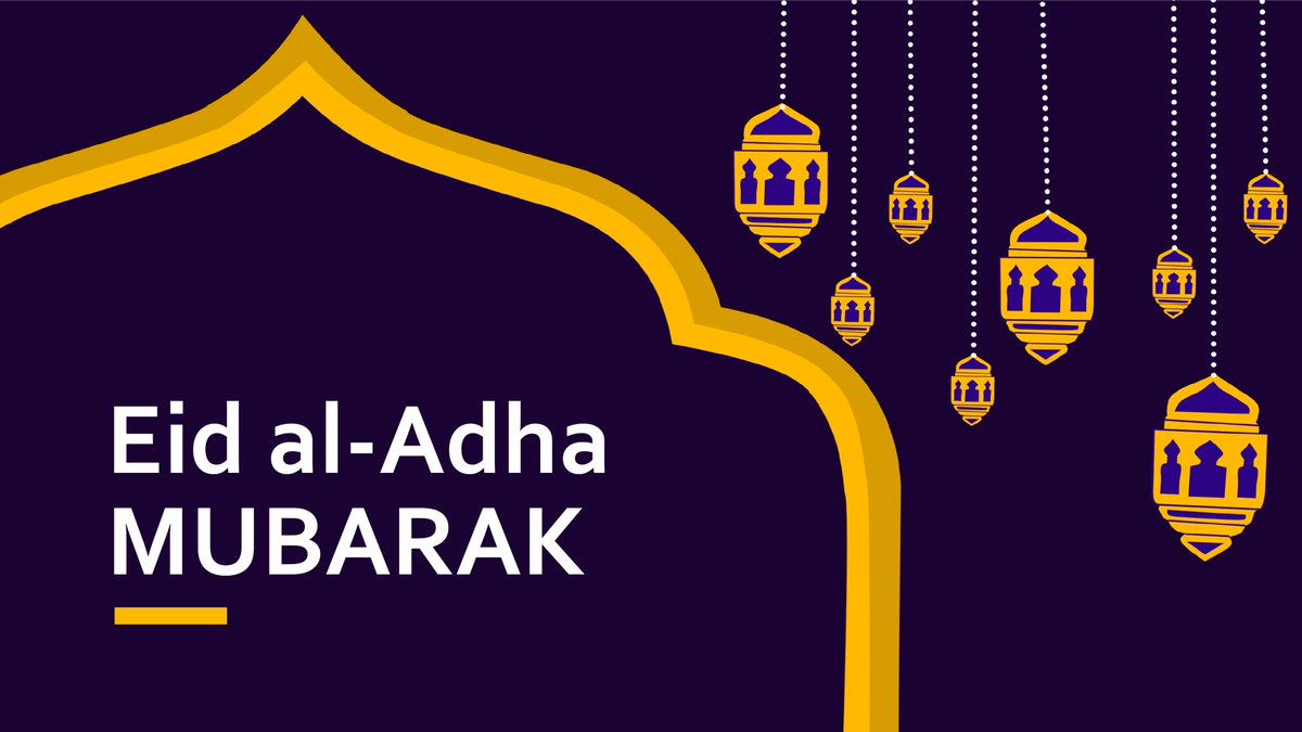 Eid Mubarak to all celebrating!
#EidAlAdha #EidMubarak