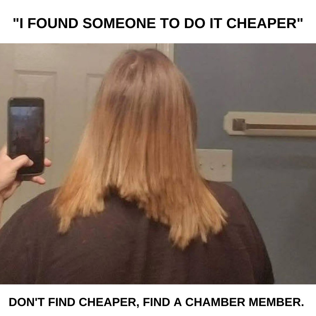 You get what you pay for... #ChamberMember #ChamberOfCommerce #ChamberPros