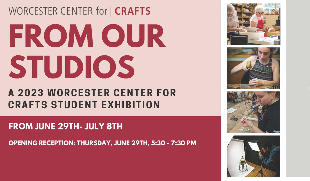 FROM OUR STUDIOS, our biennial student show is now on view through July 8th!