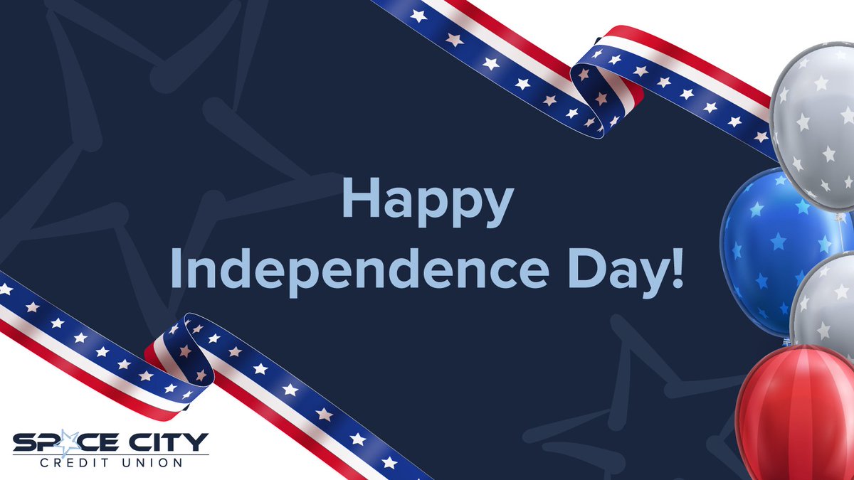 All our branches will be closed on July 4th to celebrate Independence Day. We honor and thank all the heroes that made our freedom possible today.

You can still manage your finances through our digital services.

#IndependenceDay #BankHoliday #DigitalBanking #MobileApp