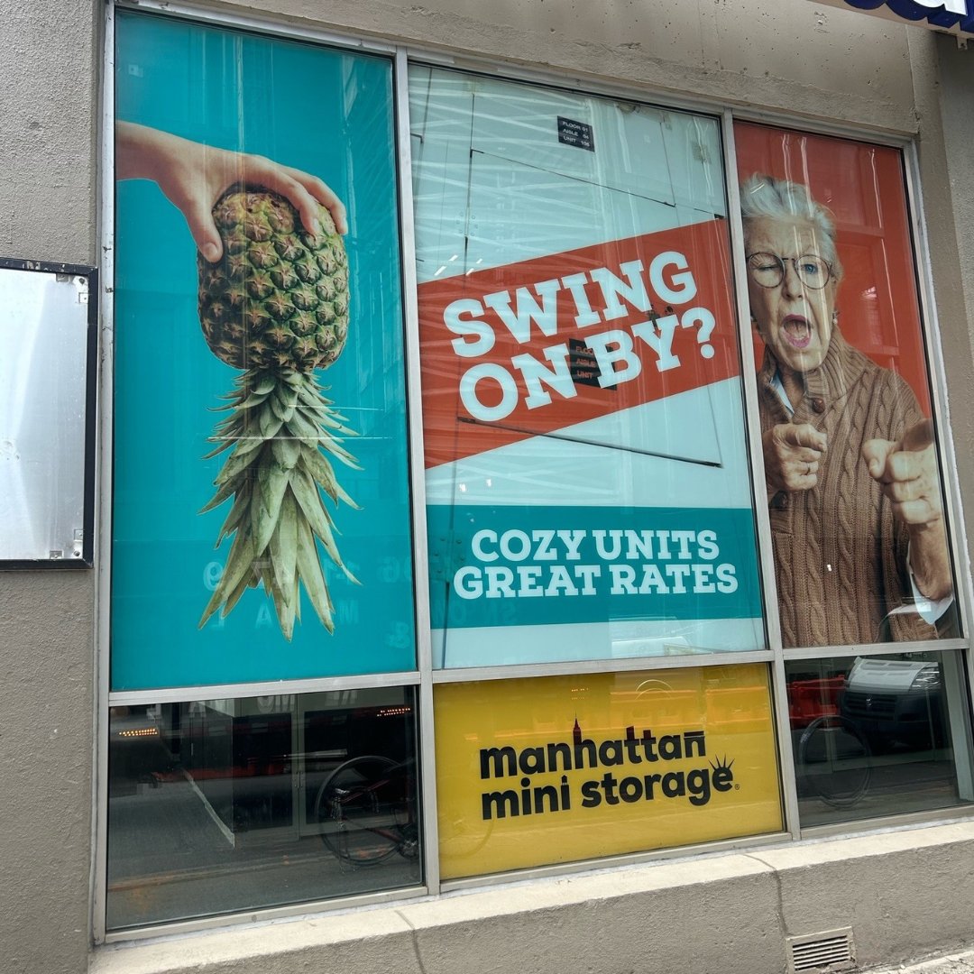 Swing on by to our Spring Street location to catch our latest additions 🤭🍍

#ManhattanMiniStorage #SwingOnBy #SpaceForAll