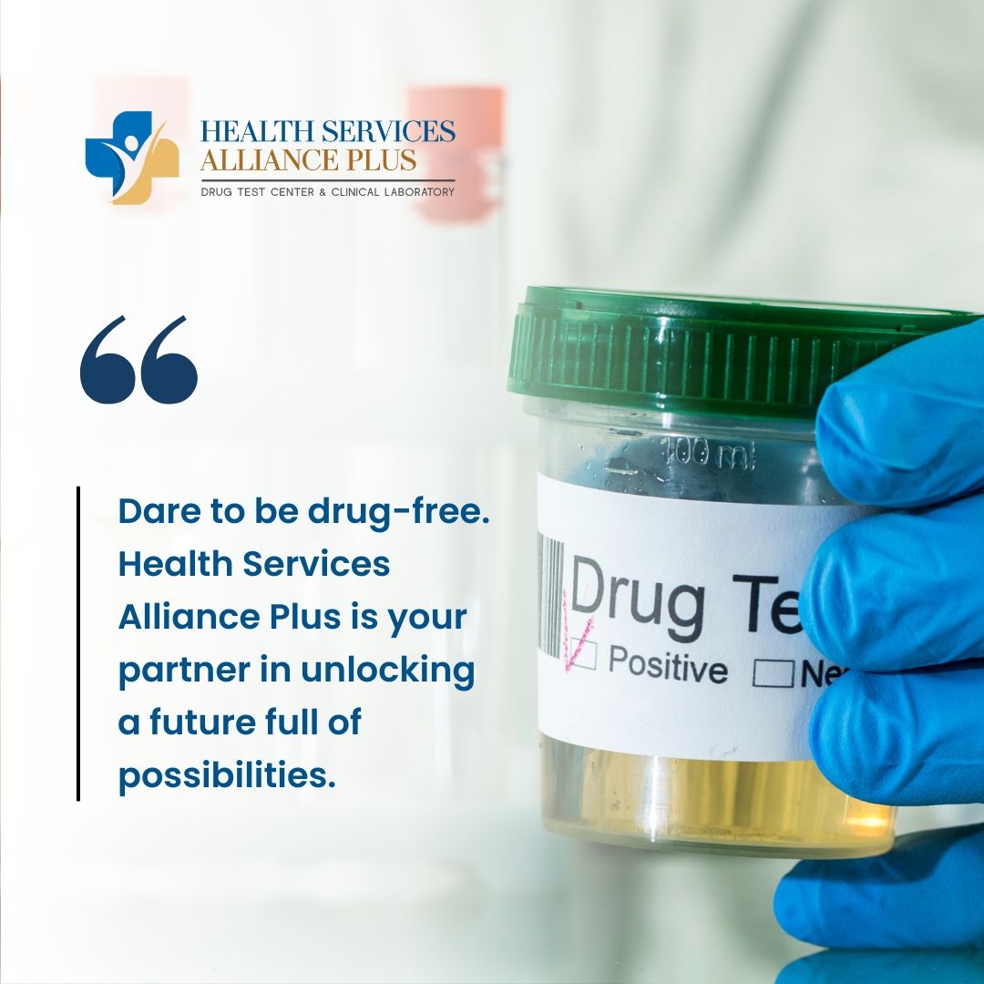 🌟 Dare to Be Drug-Free! Unlock a Future Full of Possibilities with Health Services Alliance Plus! 💪💼

#DareToBeDrugFree #UnleashYourPotential #EmbracePossibilities #PositiveFuture #ContactUsNow #HealthServicesAlliancePlus