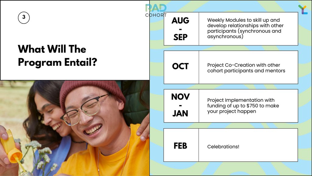 Join our RAD Cohort Program! 🌍 Explore climate justice, collaboration, and the 2030 Agenda. Get $750 for your impactful project! Applications opening soon! 🌱✨ Supported by @4rsYouth @Wawanesa @CommFdnsCanada & Government of Canada. #radcohort #CanadaServiceCorps #LeadersToday