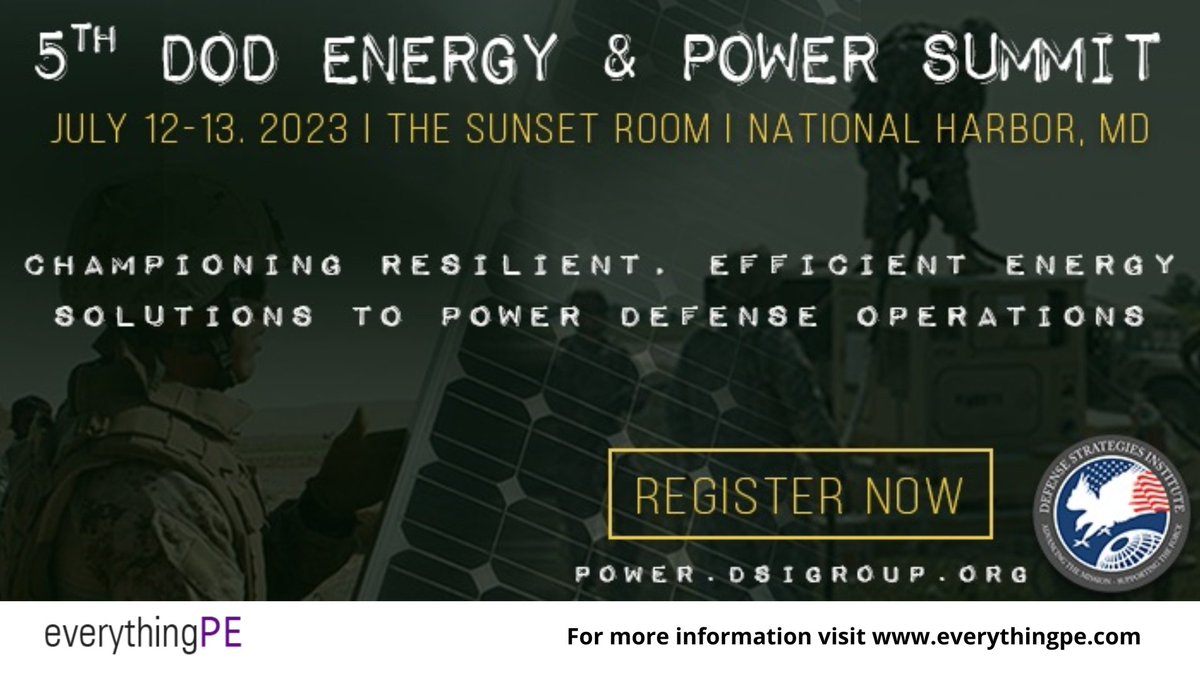 DSI Group Releases Final Agenda of DoD Energy & Power Summit 2023

Read more: ow.ly/TT3e50P1rPR

#products #powersummit23 #agenda #federalgovernment #powerelectronics #event #sponsorship @DSI_Group @DefenseDep_FPS