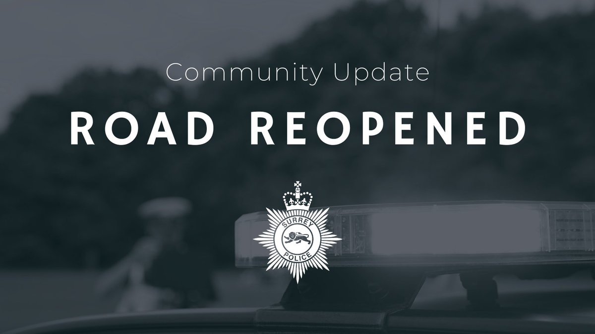 Following an incident this afternoon which led to road closures on Lonesome Lane #Reigate, the road has since reopened and can be used as normal.