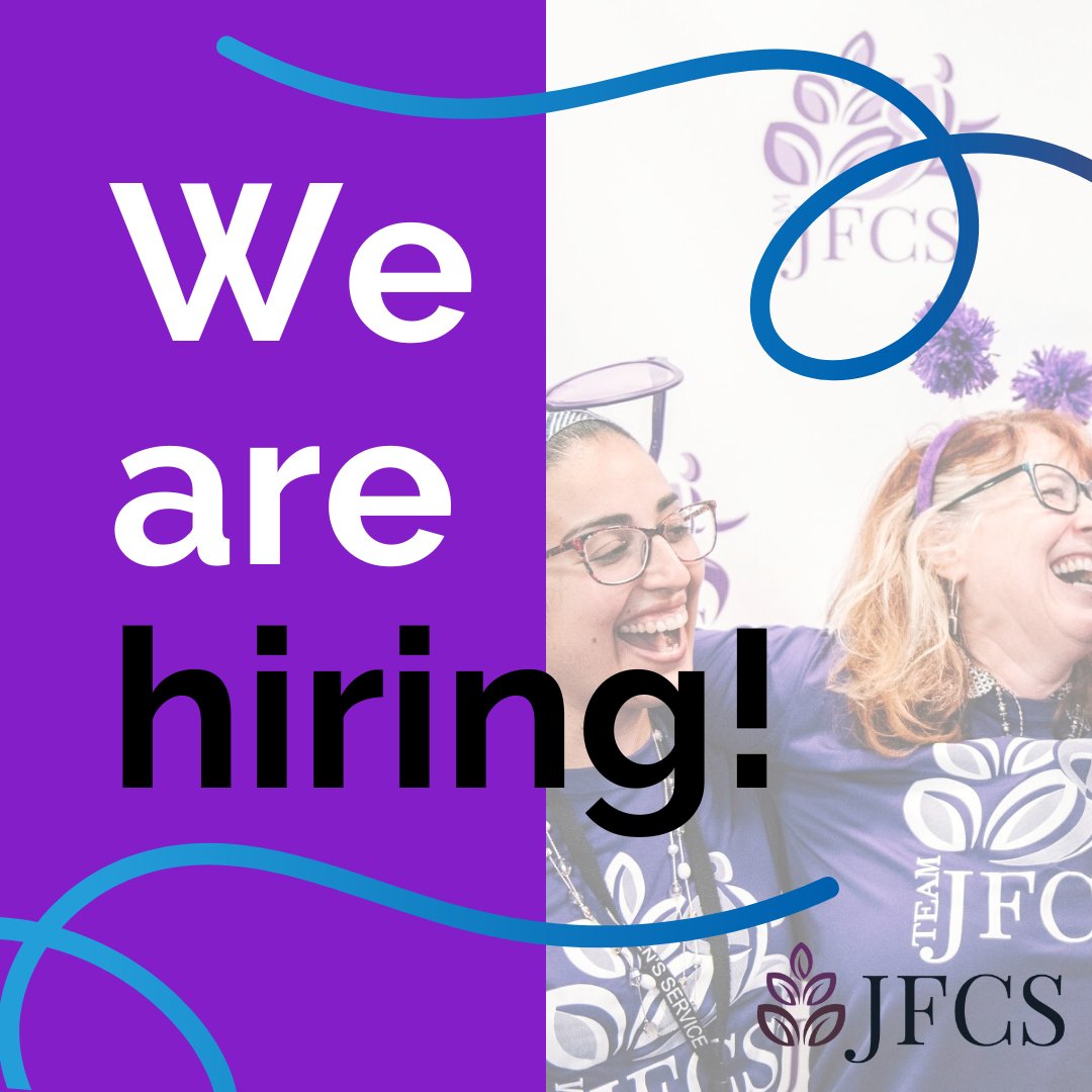 We're hiring! Check out all the open positions and apply today at jfcspgh.org/careers.
