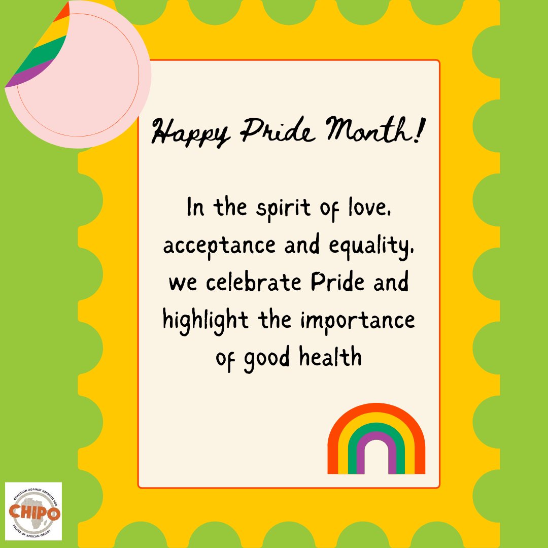 Celebrate and love yourself this #PrideMonth! Take care of yourself and your health.

#PrideMonth #Pride #HepatitisB #HepB #HBV