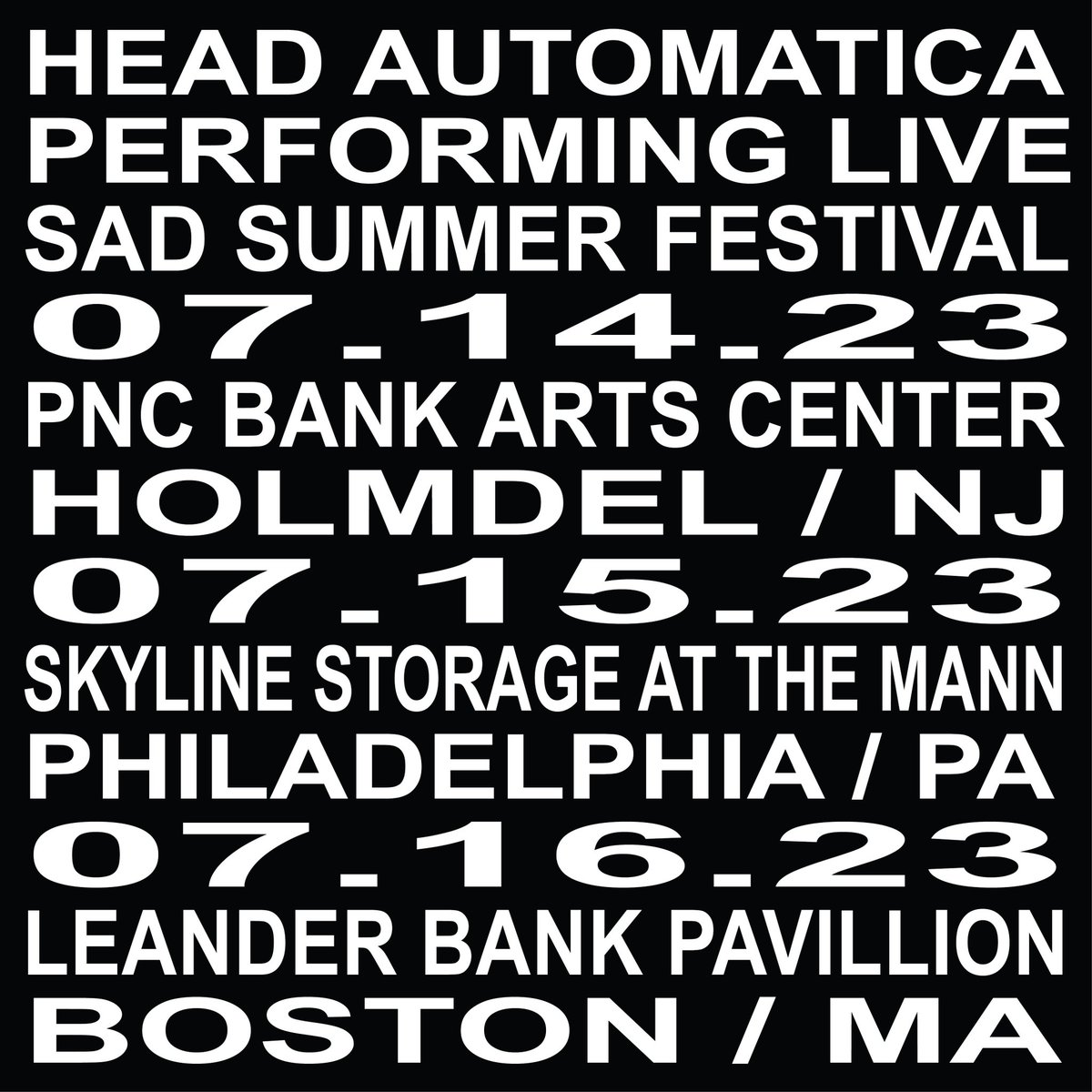 Head Automatica @ Sad Summer Fest 2023.