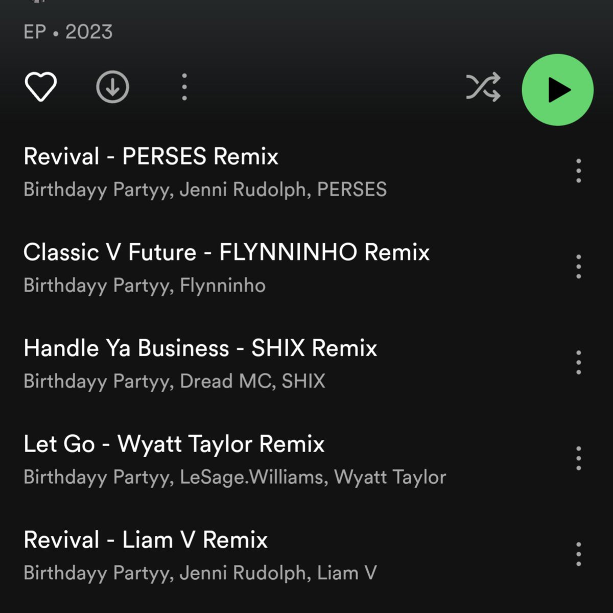 CLASSIC V FUTURE: THE REMIXES just dropped guys 🥵
birthdayypartyy.fanlink.to/cvfremixes