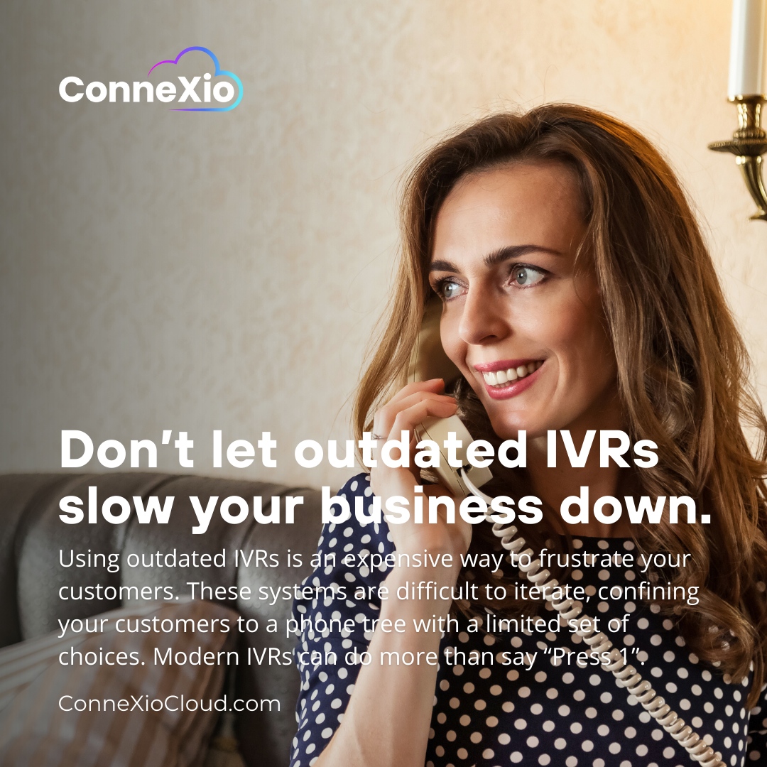 It's July 2023 and the last thing your business needs is an IVR slowdown. 🤯 Let us help you get ahead with best practices, so you can stay on top of your game. 🤩#Empathetic #BusinessReady #IVRFree #ConnexioCloud