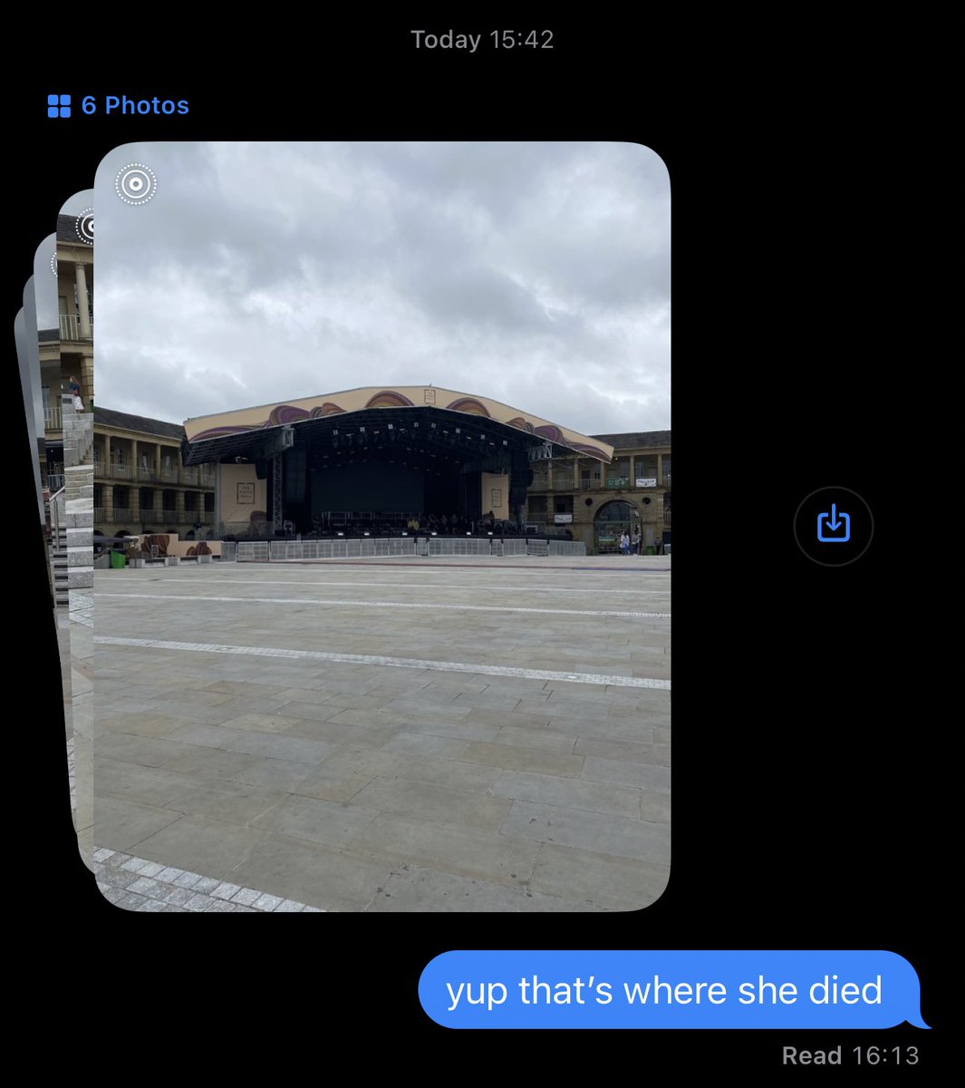 not my mum going to where they filmed part of secret invasion and she just sends me this….