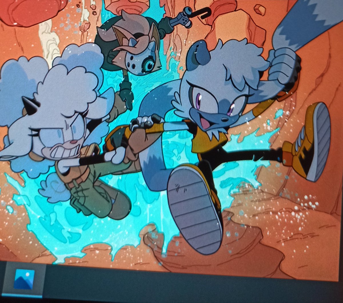 What Happened at our Friends? We find out very soon in Sonic The Hedgegog comic #63
From @IDWPublishing of course!

Art by @SpiritSonic
Colors by Me 

@IDW_David_M

#sonicart #sonic #soniccomics #sonicthehedgehog #tangle #sonicboom #sega #idwcomics #idwpublishing