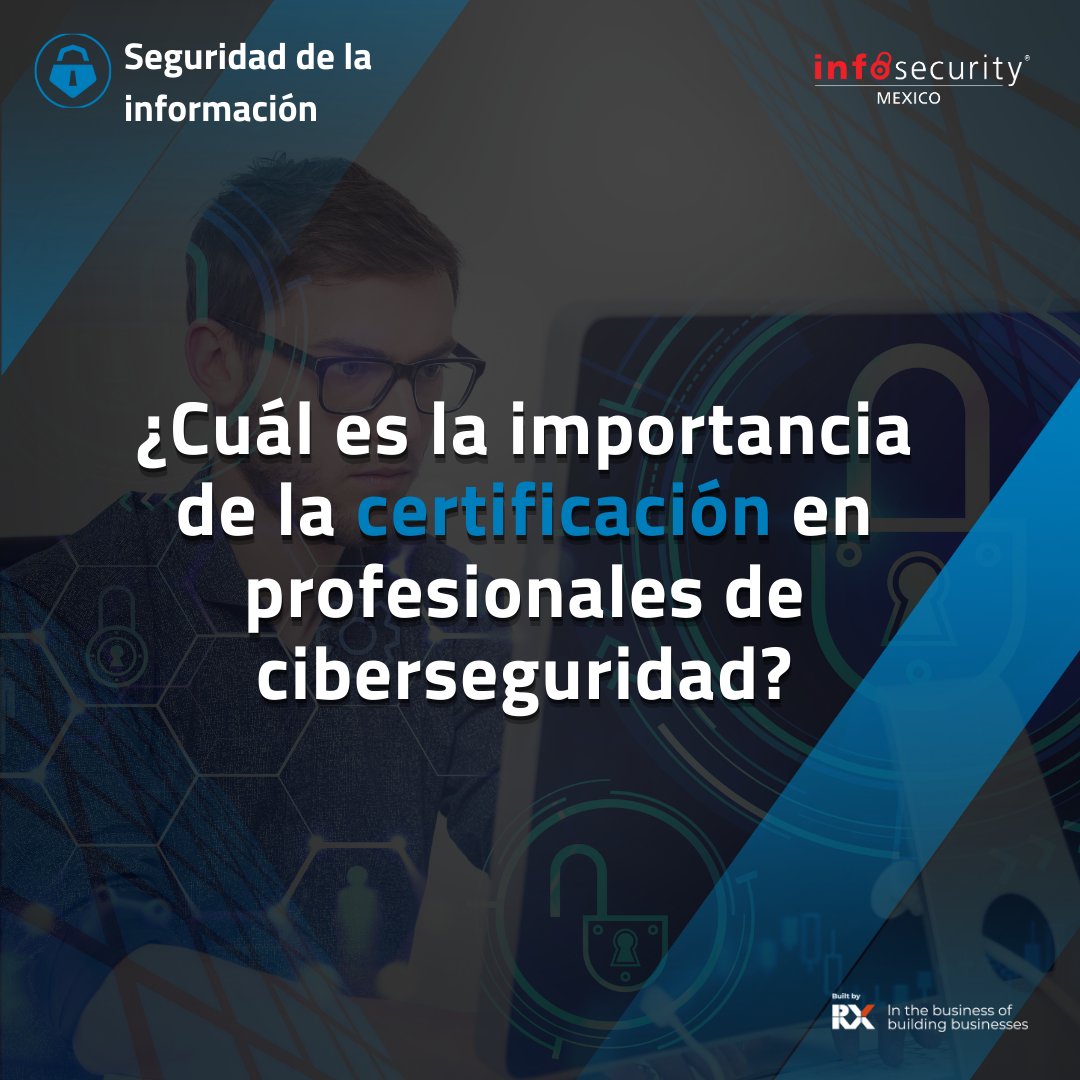 Infosecuritymx's tweet image. El aumento en las brechas de seguridad demanda más profesionales en el área; sin embargo, la falta de habilidades en este campo se ha convertido en otro factor que cada vez gana más peso. 
#Infosecuritymx2023 #Seguridad #Ciberseguridad #Educación