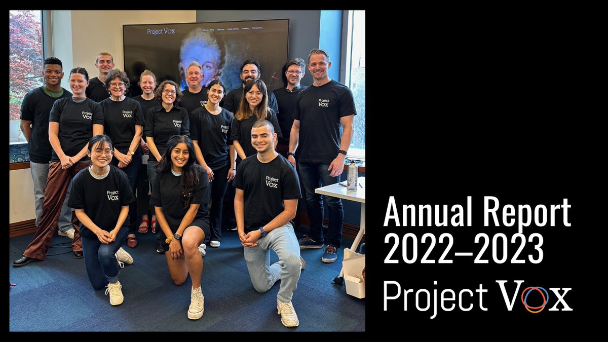 We are excited to share parts of our annual report with you. As a project focused on teaching and learning, we want to provide a clear picture of our student work and collaborations this past academic year. #publichumanities projectvox.org/behind-the-sce…