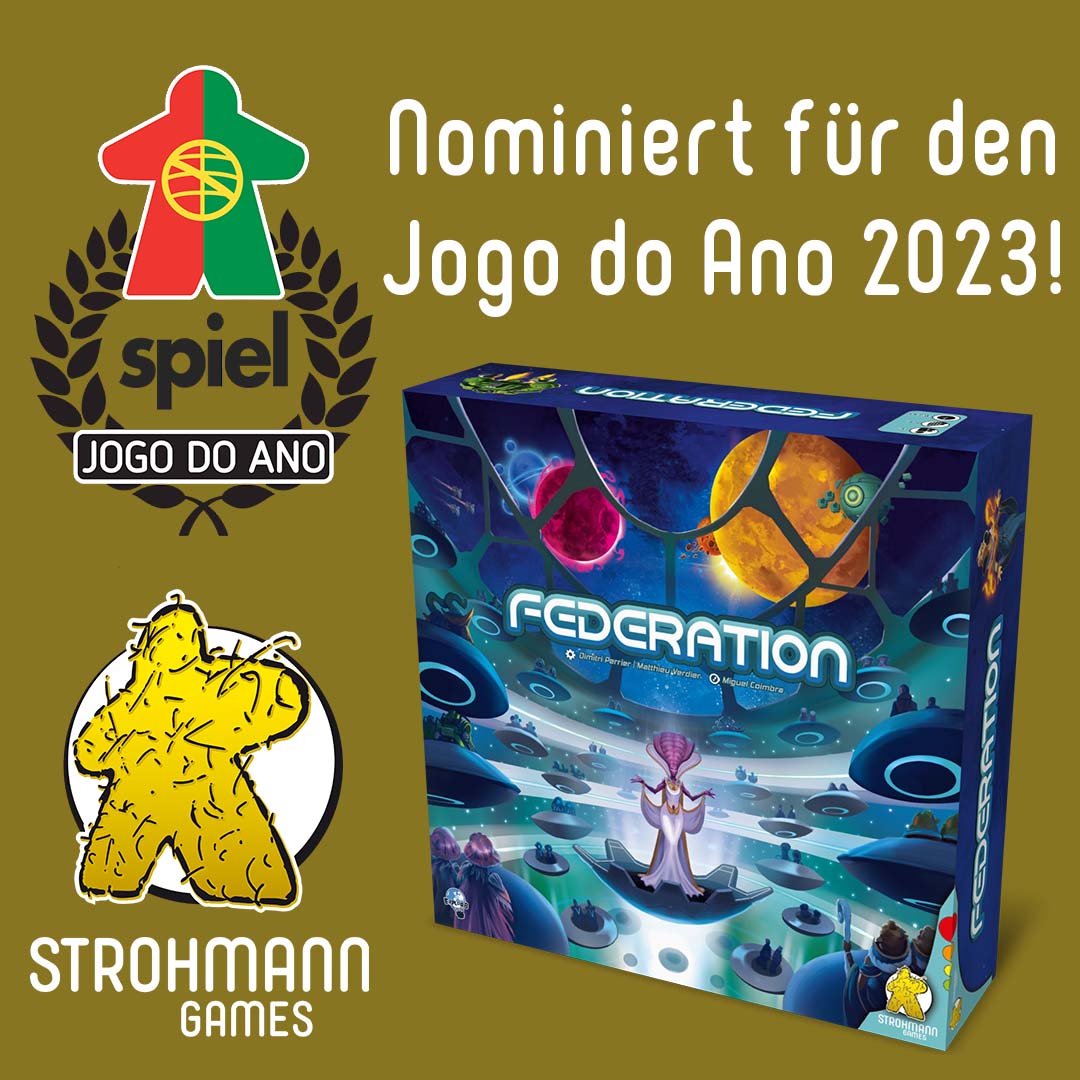 Federation wurde für das portugiesische Spiel des Jahres: Jogo do Ano nominiert 😃 #federation #federationboardgame #strohmanngames #explor8