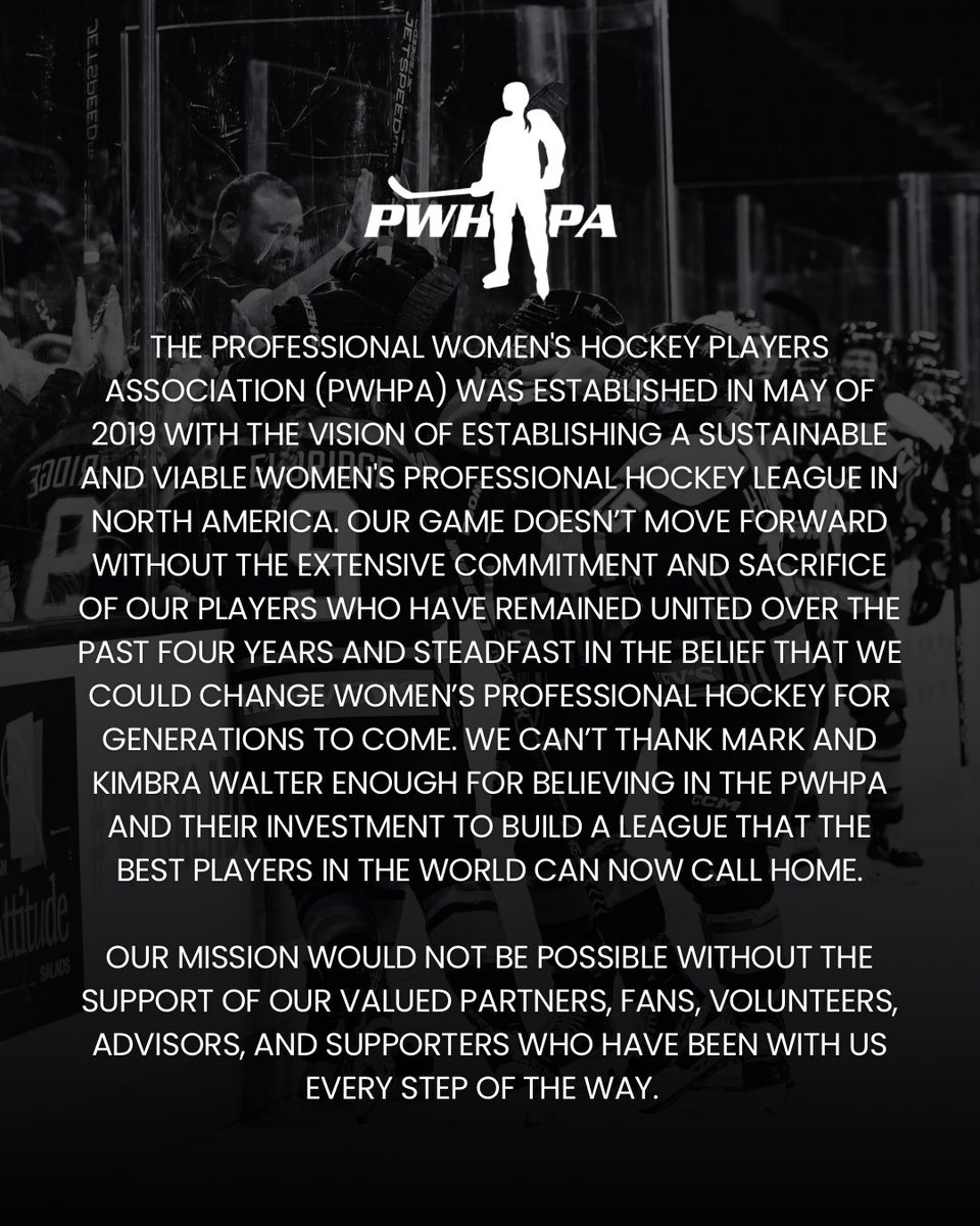 PWHLPA (@pwhlpa) on Twitter photo  PWHLPA (@pwhlpa) on Twitter photo