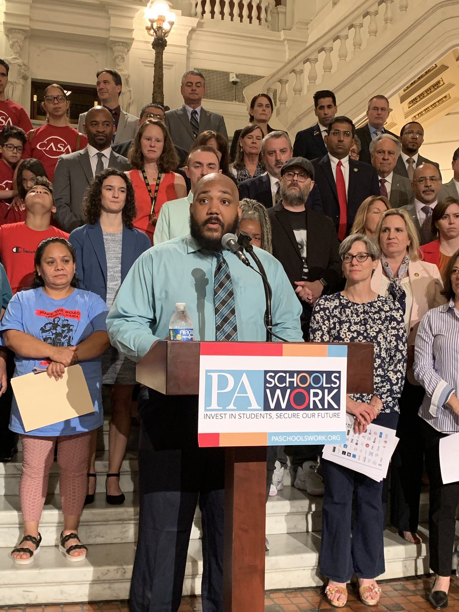 childrenfirstpa's tweet photo. I ❤️ my students like they were my own children. If I thought vouchers would help them, I’d support them, even if it meant some of my students going to other schools. But the research shows voucher do NOT improve student outcomes. - Fatim Byrd, HS teacher &amp; @TeachPlusPA Fellow https://t.co/G81kuHWbUY