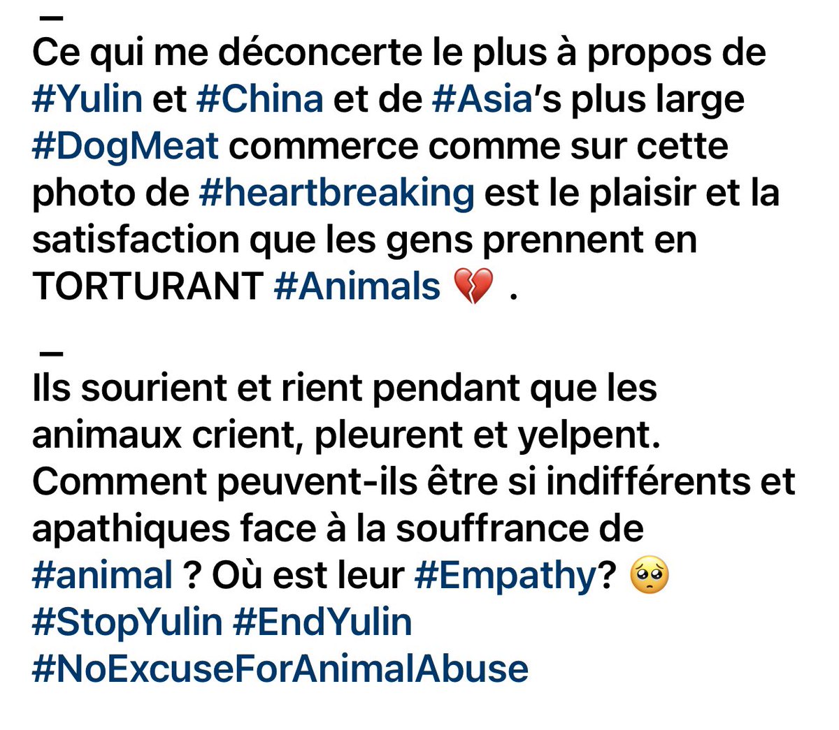 👹#YulinDogMeatFestival 
Le festival des sauvages! 
#Chine: des milliers de 🐶 
sont assassinés en ce moment 
-Le plus souvent ébouillantés vivants, car plus le chien souffre, plus sa viande est tendre🤮
L’expression de ce psychopathe pendant qu’il torture ce pauvre🐶
#Karma 🙏💀