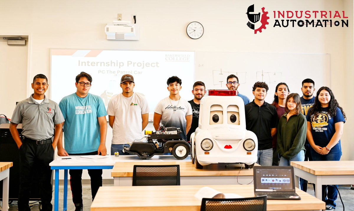 BC Ind. Automation (@bciautomation) on Twitter photo Yesterday, Industrial Automation Early College Wonderful Education <a href="/General_Pride/">Shafter High School</a> students started the first phase of the <a href="/KernCoSheriff/">Kern County Sheriff's Office</a>
community robot renovation project. As part of a summer internship, the students received practical experience working on the electronics… Yesterday, Industrial Automation Early College Wonderful Education <a href="/General_Pride/">Shafter High School</a> students started the first phase of the <a href="/KernCoSheriff/">Kern County Sheriff's Office</a>
community robot renovation project. As part of a summer internship, the students received practical experience working on the electronics…