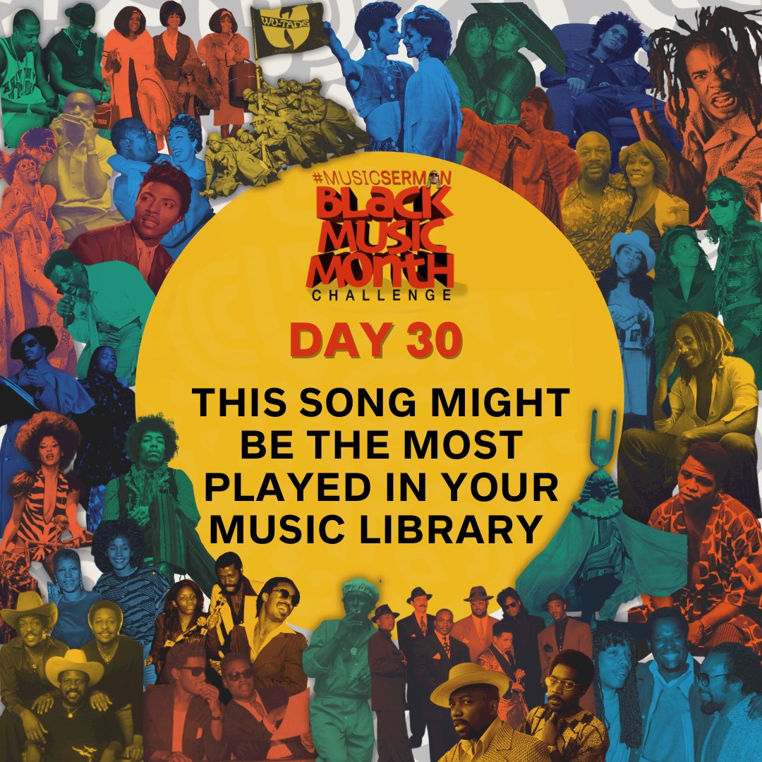 It's the LAST DAY, kids!!

This final question, to me, is the music equivalent of peeking in someone's medicine cabinet or drawers. It can be very revealing 👀

For Day 30 of the #BlackMusicMonthChallenge, tell us which song is the most played in your music library.