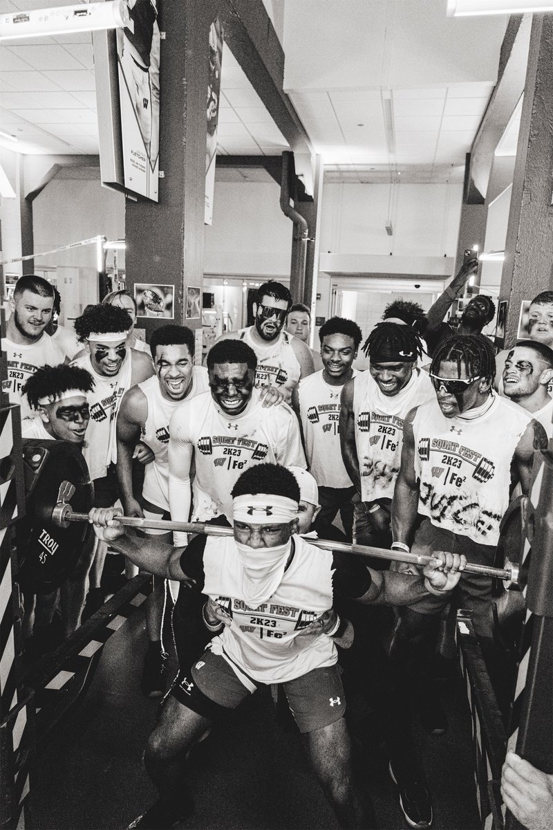 BadgerFootball's tweet photo. If work isn’t fun, you’re playing on the wrong team 😤 https://t.co/18g8XcUCVv