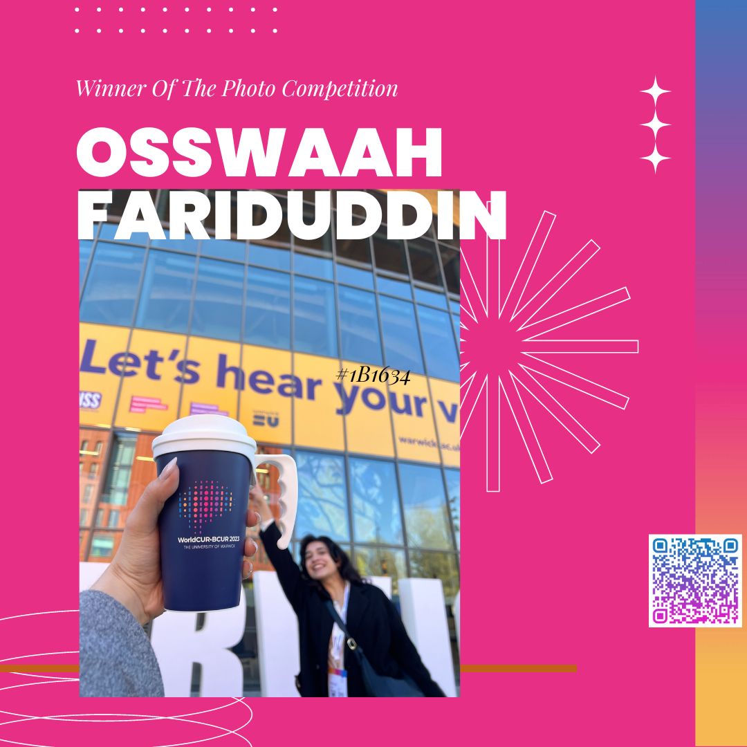 The winner of the eagerly anticipated 2023 Photo Competition has finally been revealed (drum roll please!!). Congratulations Osswaah! 🤩 The QR code takes you to the gallery of all the incredible photos we received!  warwick.ac.uk/WorldCUR-BCUR2…

#WorldCURBCUR2023 #WorldCUR2023