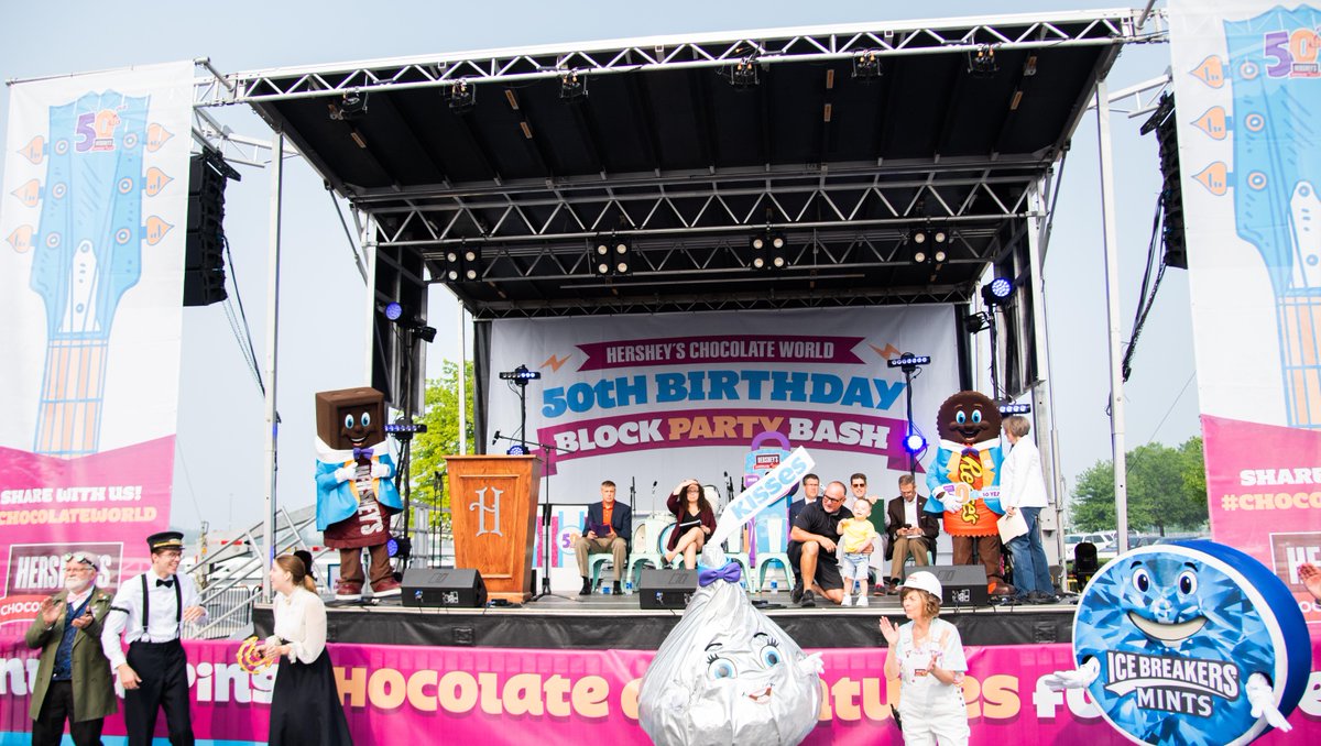 Hershey's Chocolate World tweet media