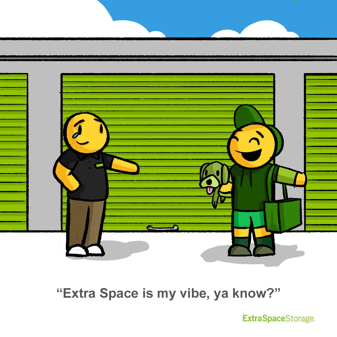 extraspace's tweet image. Talk about a match made in storage heaven! 😉

#selfstorage #extraspace