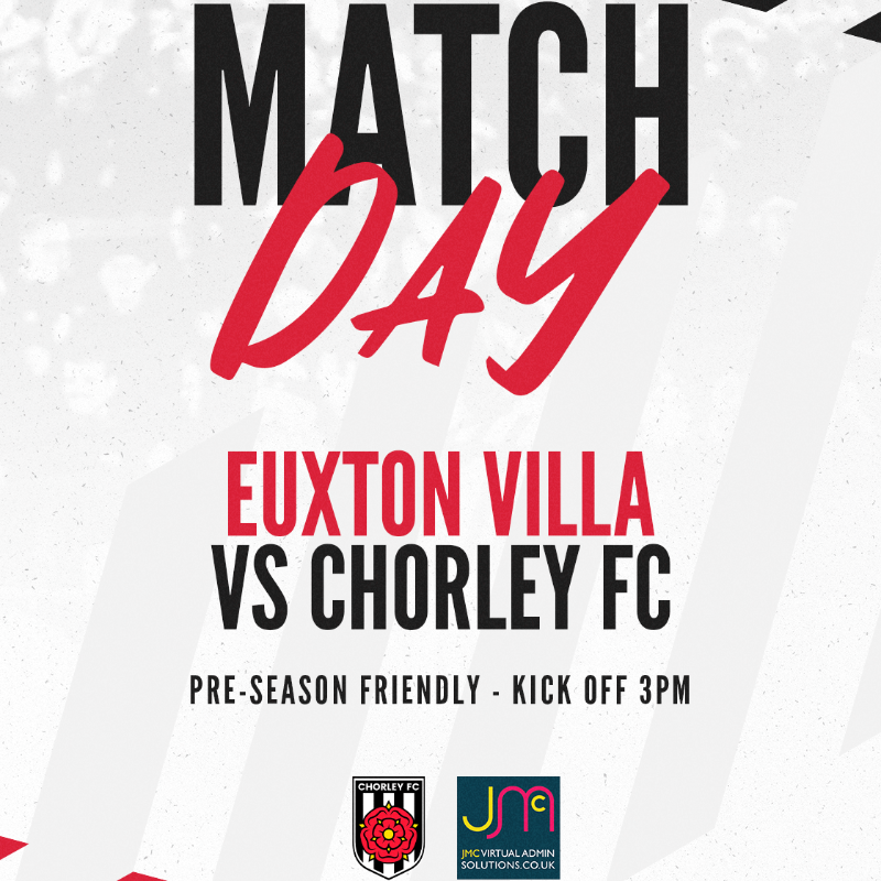 chorleyfc's tweet photo. Staying close to home this afternoon for 𝐩𝐫𝐞-𝐬𝐞𝐚𝐬𝐨𝐧 𝐟𝐫𝐢𝐞𝐧𝐝𝐥𝐲 2⃣ - our annual visit to @EuxtonVillaFC 👍