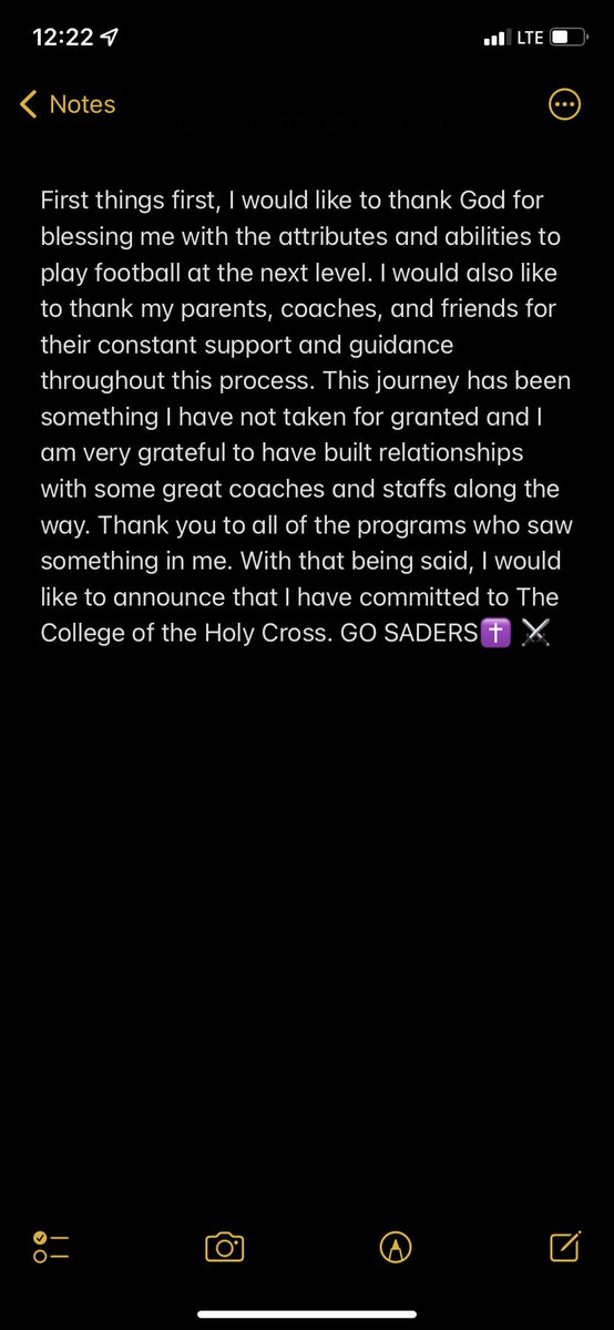 HunterWatsonnn's tweet photo. COMMITTED✝️⚔️@HCrossFB https://t.co/4oBDxFwgrm