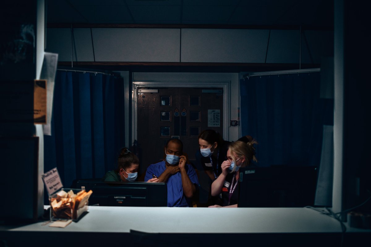 CHFTNHS's tweet photo. NHS England has announced the official shortlist for a national photo competition to mark #NHS75.

We’re pleased to announce that CHFT Communications Officer Megan Litjens’ striking night shift photo has been shortlisted in the ‘our people’ category: https://t.co/QTidVEVhL2 https://t.co/6cwH6w1PFD