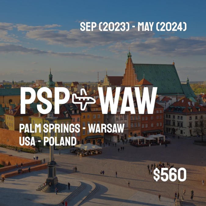 PSPCheapDeals's tweet image. ✈️ Palm Springs (PSP) to Warsaw (WAW) for only $560 (USD) roundtrip 💸
177 live dates on Adventure Machine. - get the app on iOS or Android