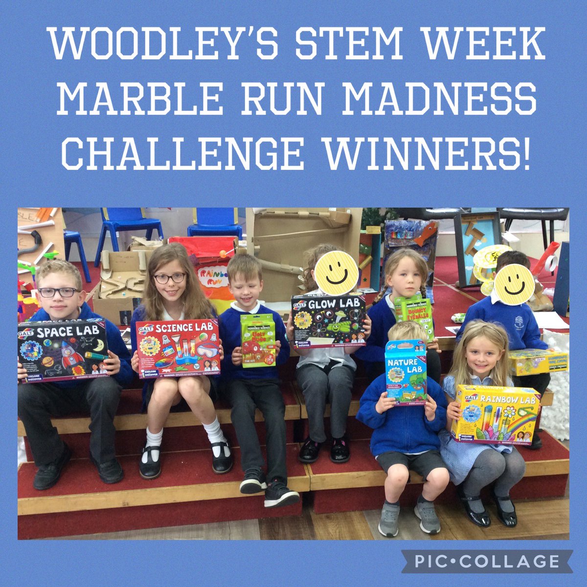 STEM Week Marble Run Madness Challenge Winners!

A huge well done to all of the children who entered into the Marble Run Madness Challenge. The STEM Team had a very tricky time picking the winners! 
Thank you to <a href="/GaltToys/">Galt Toys</a> for donating these fabulous prizes for our winners!