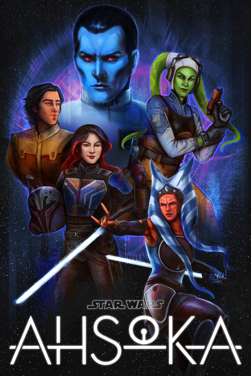atomic_artworks's tweet photo. Ahsoka series fanart for fun :) I can’t wait for august !
#StarWars #digitalart https://t.co/mShyurE7eu